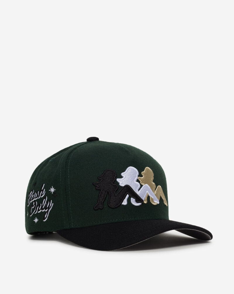 Field Grade Girls Girls Girls Full Twill Trucker Hat 1006736 Green 1