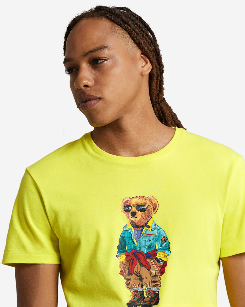 Polo Ralph Lauren Bear Short Sleeve Graphic Tee yellow SNIPES USA