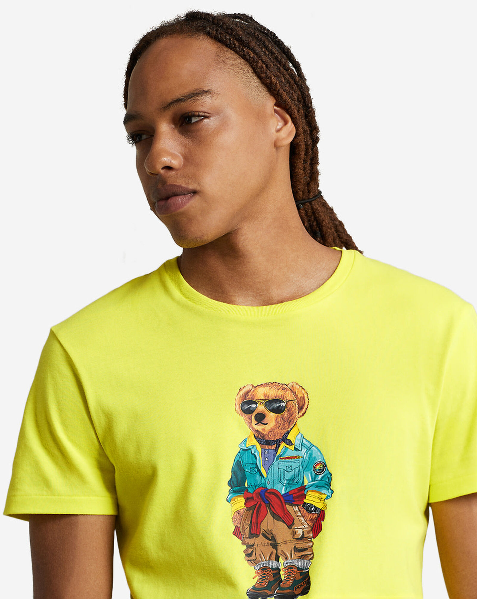 Shop Polo Ralph Lauren Polo Bear Short Sleeve Graphic Tee 710854497016-YEL  yellow | SNIPES USA