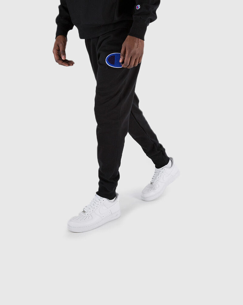 champion reverse weave chenille big c jogger
