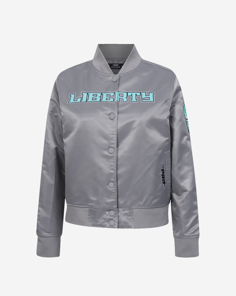PRO STANDARD New York Liberty Satin Jacket WNLU70045-GRY Grey 1