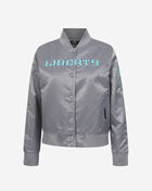 PRO STANDARD New York Liberty Satin Jacket WNLU70045-GRY Grey 1