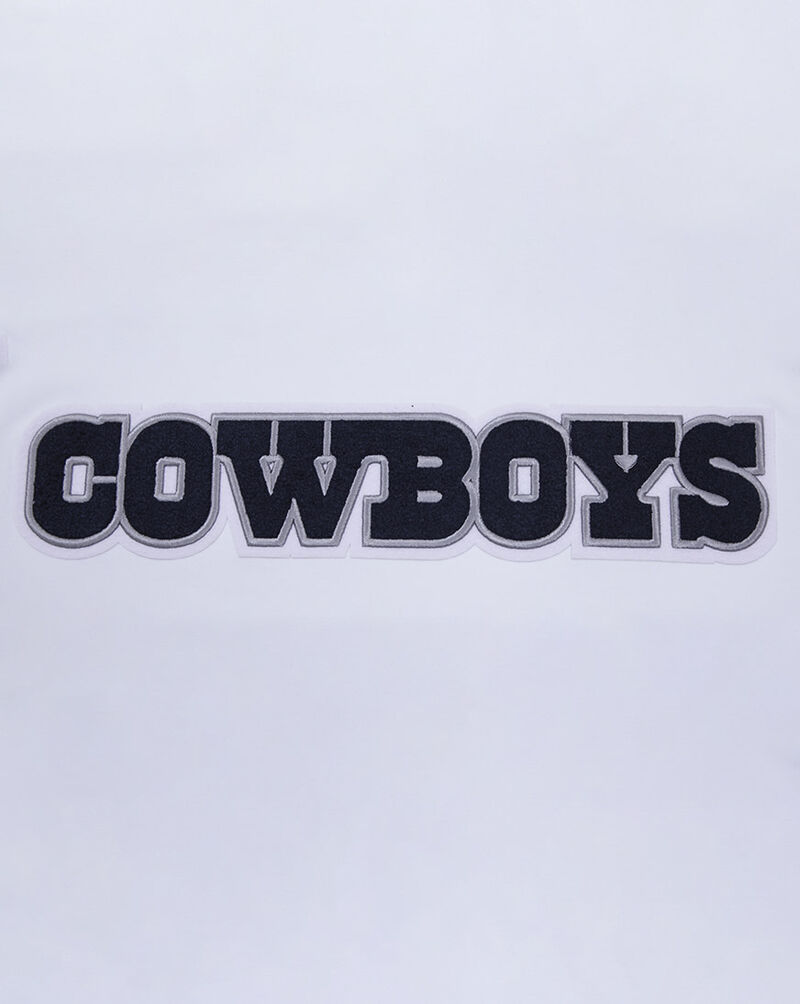 PRO STANDARD Dallas Cowboys Classic Chenille Double Knit Tee FDC1410292-WHT White 2