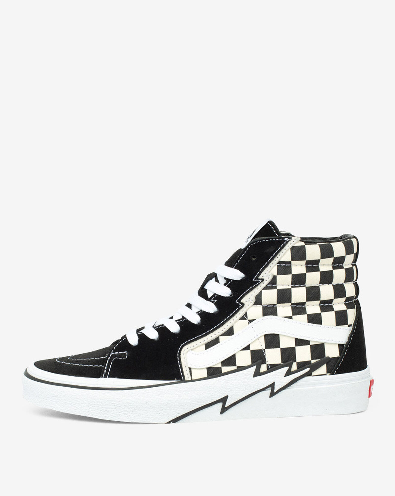 vans sk8 hi bolt checkerboard sneaker