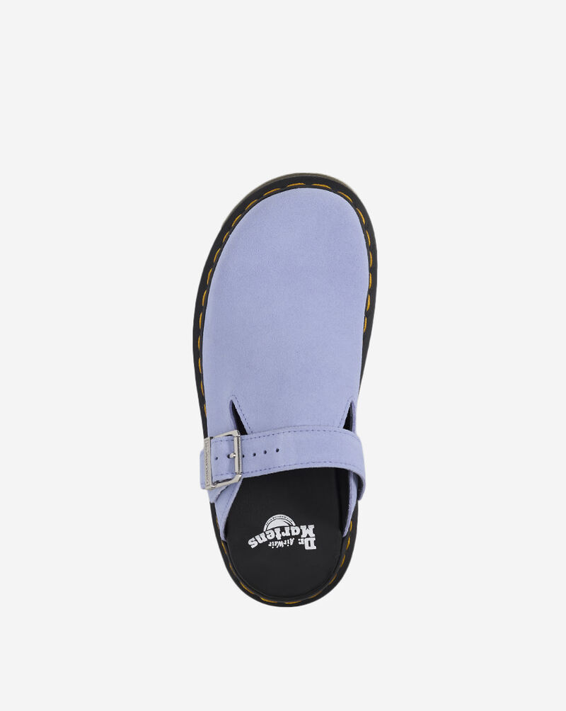 Dr. Martens Zebzag Suede Slingback Platform Mules 31937402 Blue 7