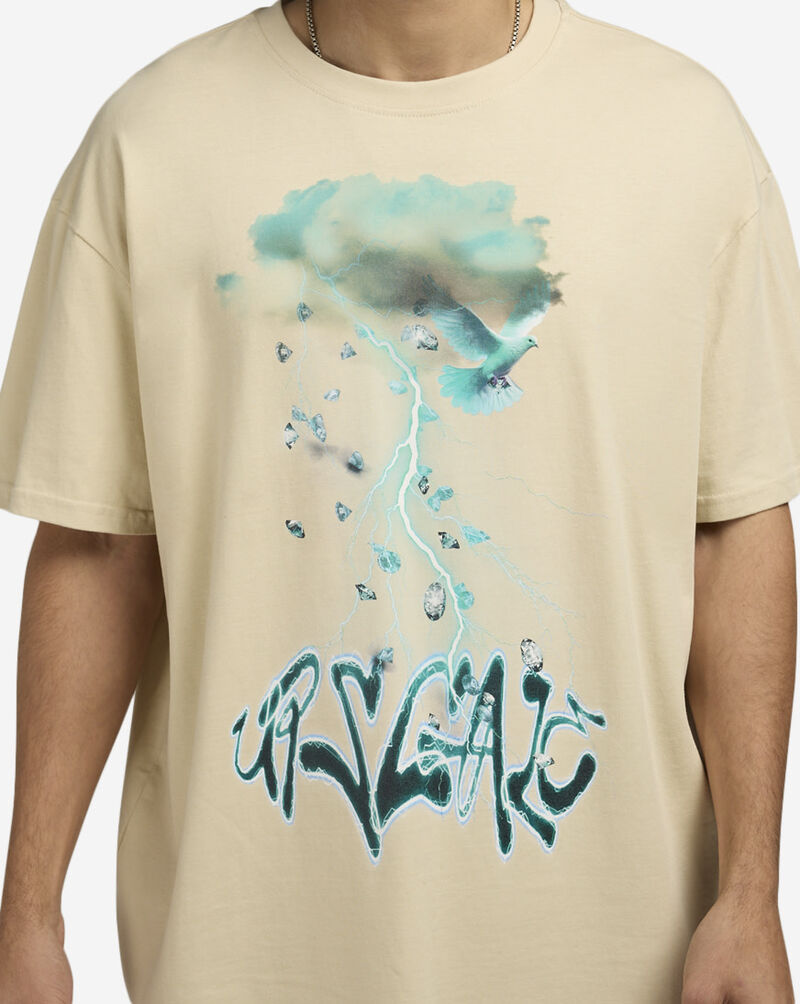 Upscale Striking Diamonds Tee MTUS221-00208 Beige 3
