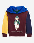 Polo Bear Color-Blocked Fleece Hoodie