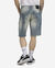 Distressed Rip Repair Denim Shorts