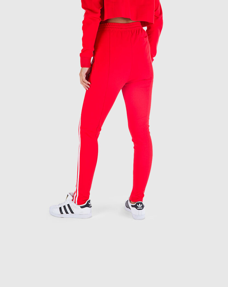 red adidas tricot pants