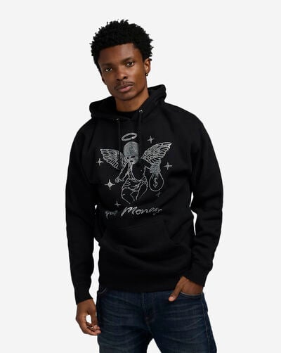 Get Money Rhinestone Hoodie