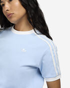adidas Originals Ruffle 3-Stripes T-Shirt KC8820-CLEARSKY Blue 3