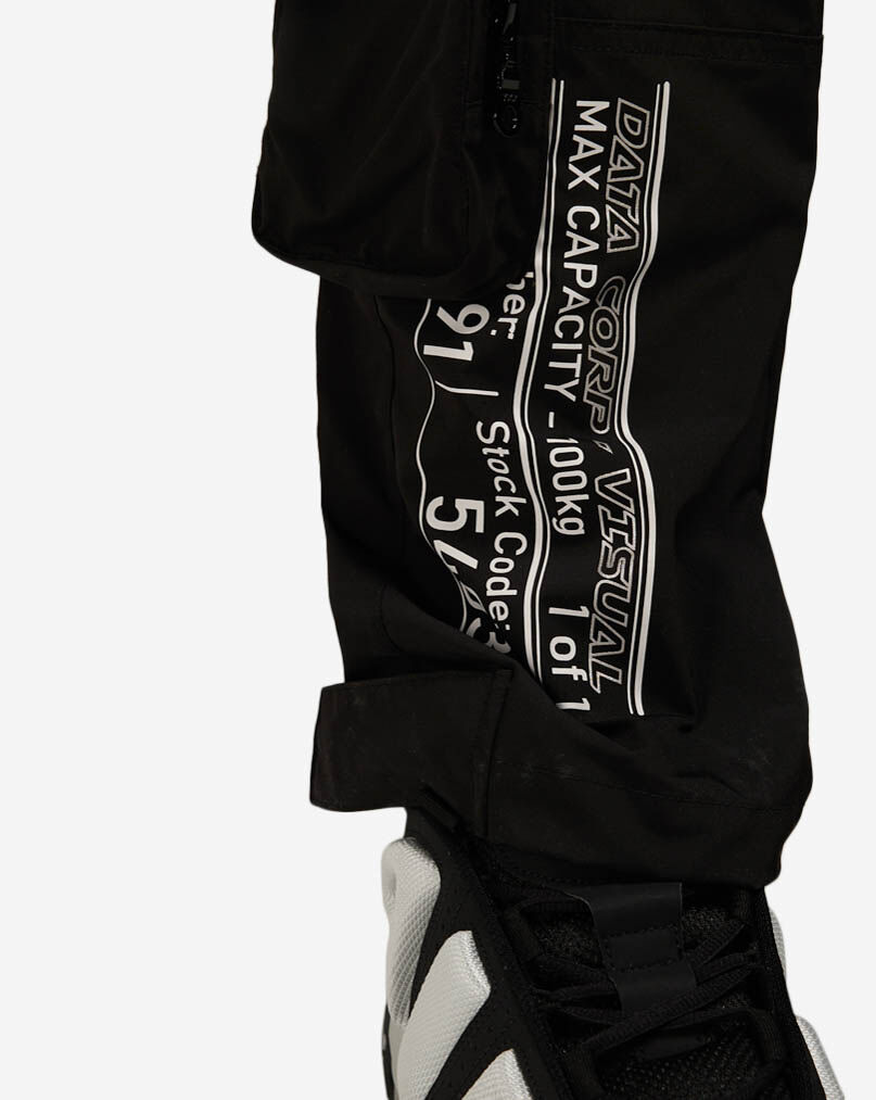 Shop Smoke Rise Utility Nylon Joggers WP25182SNZ-BLK black