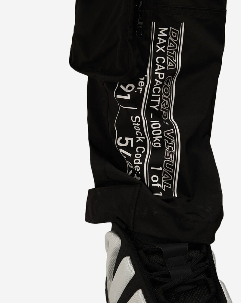 Smoke Rise Utility Nylon Joggers WP25182SNZ-BLK Black 3