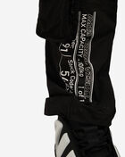 Smoke Rise Utility Nylon Joggers WP25182SNZ-BLK Black 3