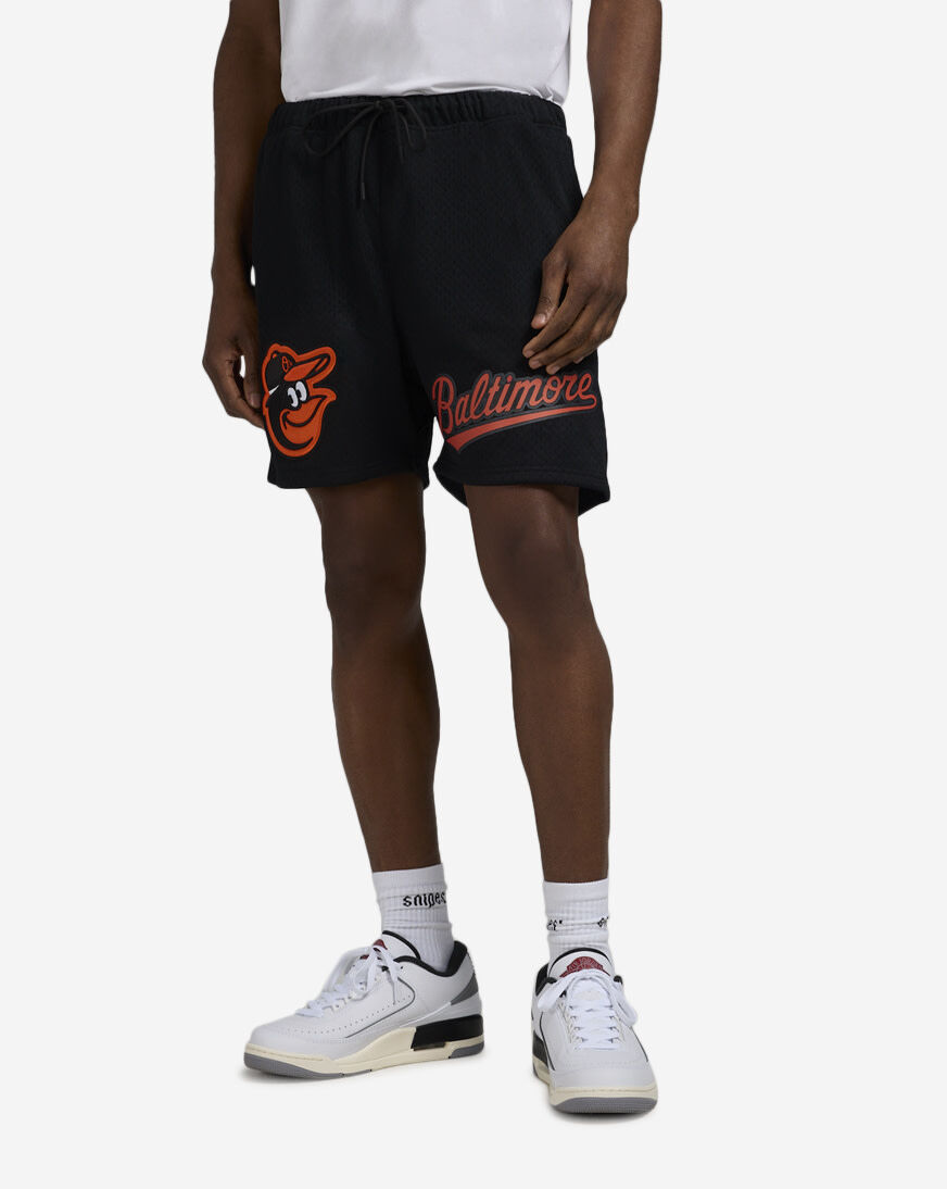 Shop PRO STANDARD Baltimore Orioles Mesh Shorts LBO3315427-BLK