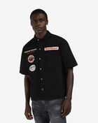 Decibel Motorcycle Woven Top SSWT004-BLK Black 1