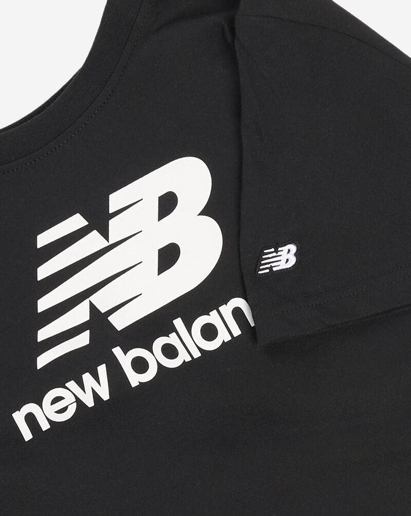 New Balance Kids' Logo Tee LAK43J03BKS Black 2