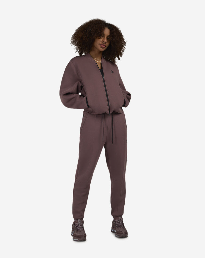 Shop Nike NSW Tech Fleece Mid-Rise Joggers FB8330-502 purple