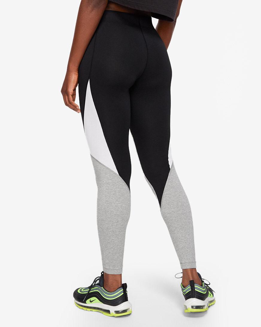 grey and white nike leggings