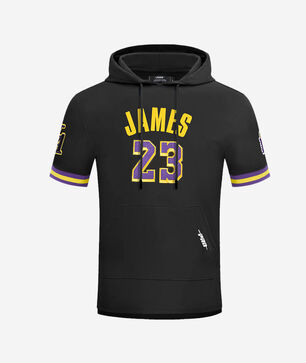 Los Angeles Lakers James Short Sleeve Hoodie