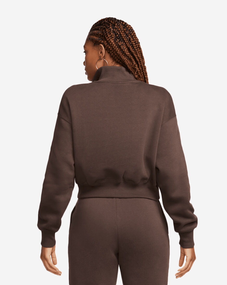 Enza® 31879 Ladies Boxy Quarter Zip Hood - Wholesale Apparel