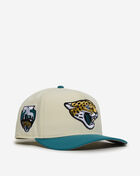 New Era 9Fifty Jacksonville Jaguars Curve A-Frame Snapback Hat 71094921 cream 1