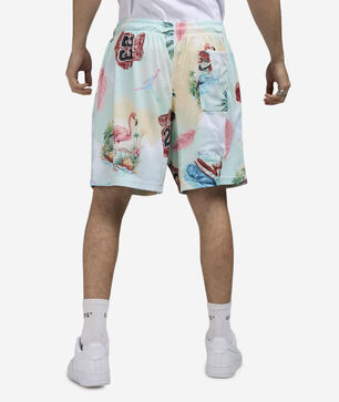 Essentials Printed Mesh Shorts
