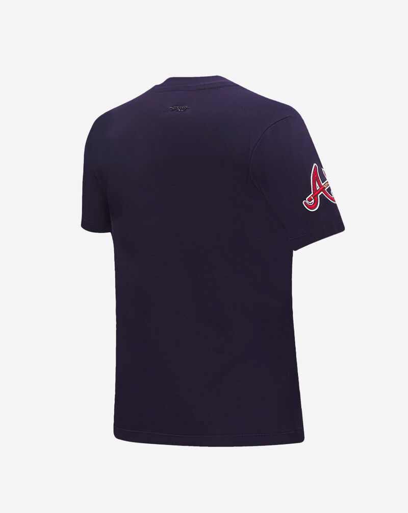 PRO STANDARD Atlanta Braves Classic Slim Fit Tee  LABA34347-MDN Blue 3
