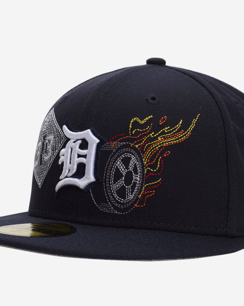 New Era 59Fifty Detroit Tigers State Stitch Fitted Hat 60641257 Blue 2