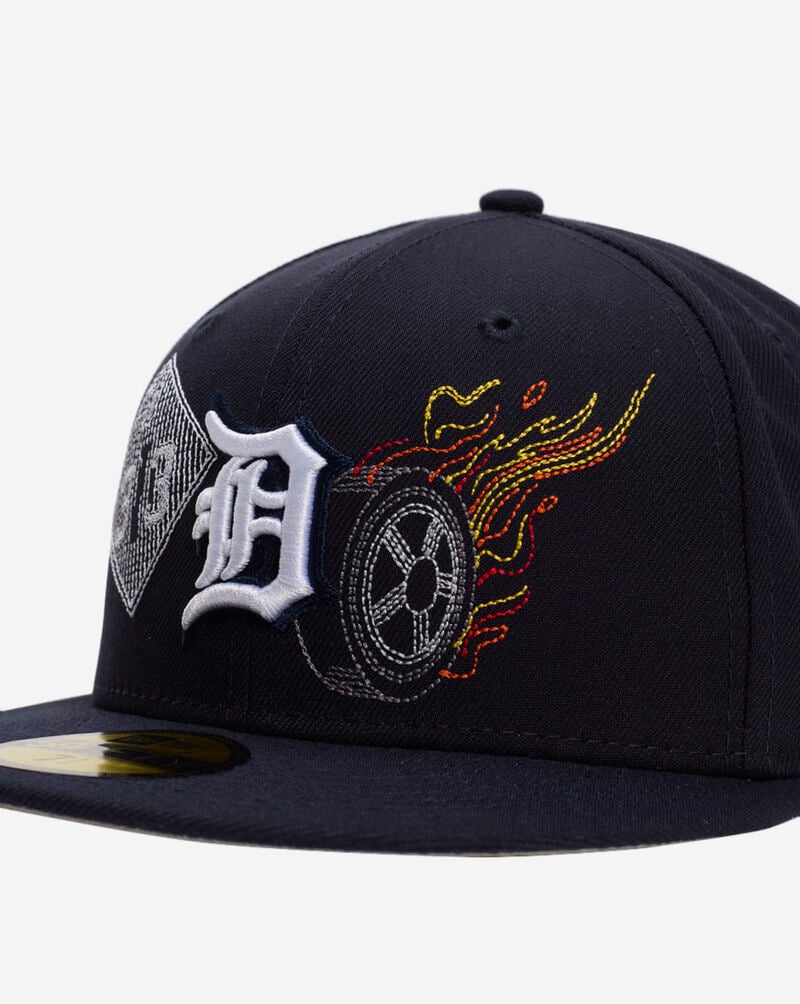 New Era 59Fifty Detroit Tigers State Stitch Fitted Hat 60641257 Blue 2