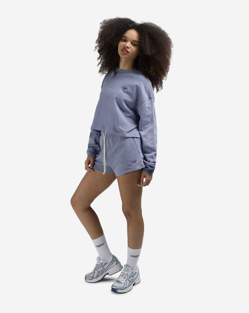 New Balance Coastal Fleece Shorts WS51503-DUS Blue 4