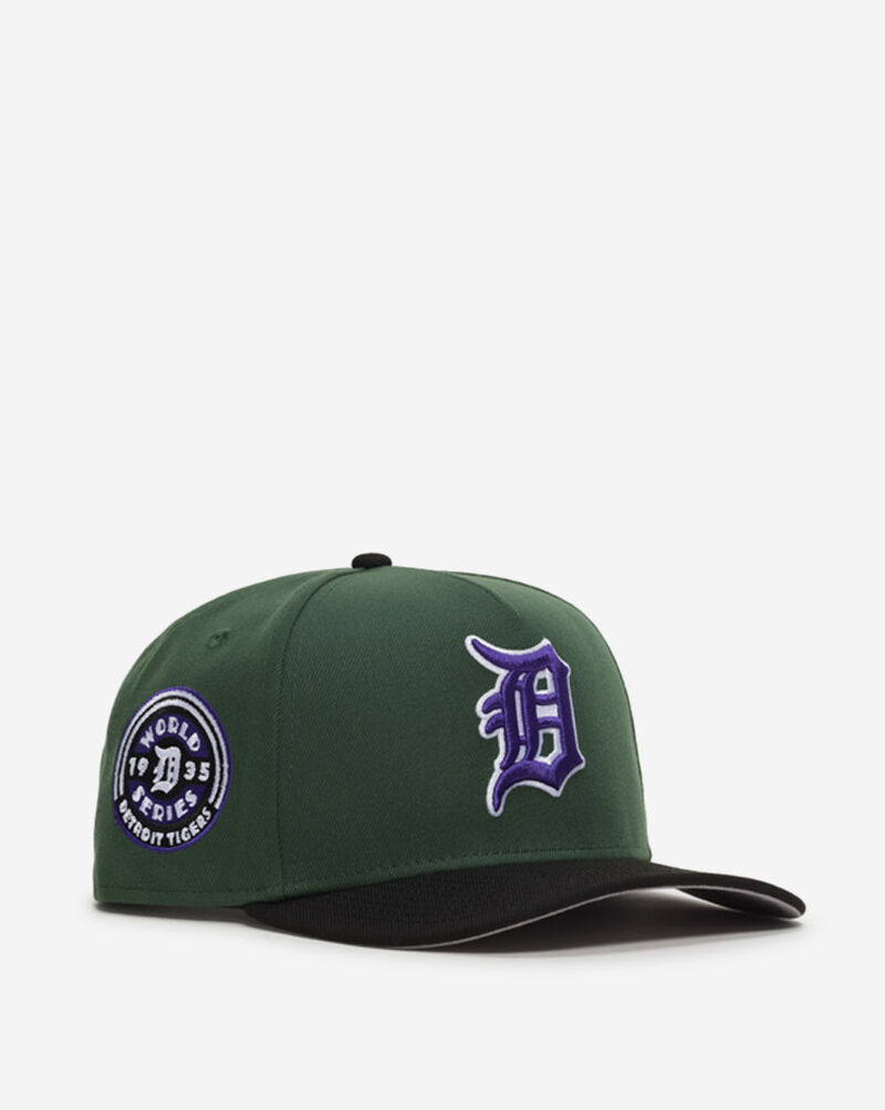 New Era 9Fifty Detroit Tigers A-Frame Snapback Hat 71080857 Green 1