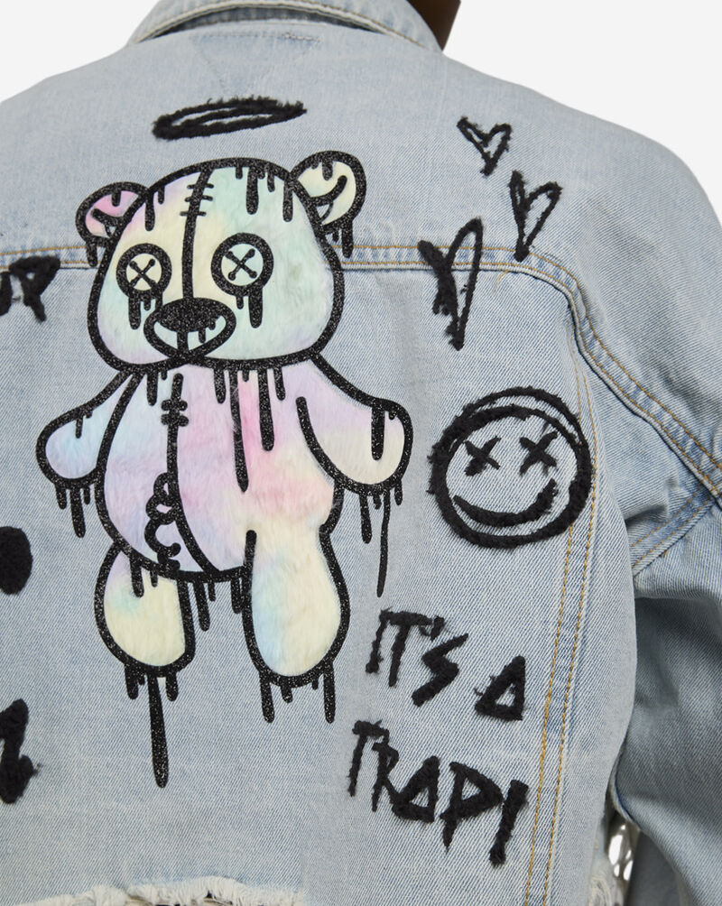 Trio Urban Don't Grown Up Denim Jacket 200046-DNBLU Blue 3