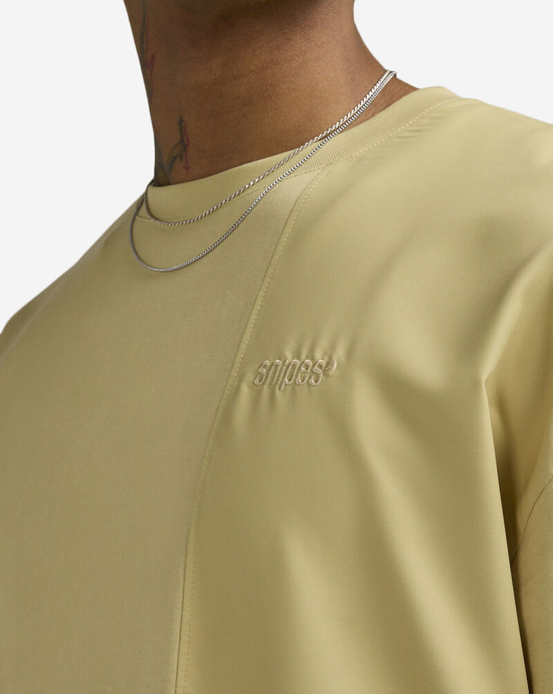 SNIPES Oversized Contrast Fabric Tee SNQ225001M-KHA Beige 3