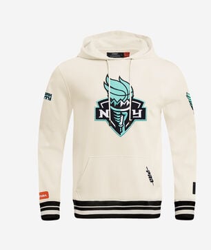 New York Liberty Retro Rib Fleece Pullover Hoodie