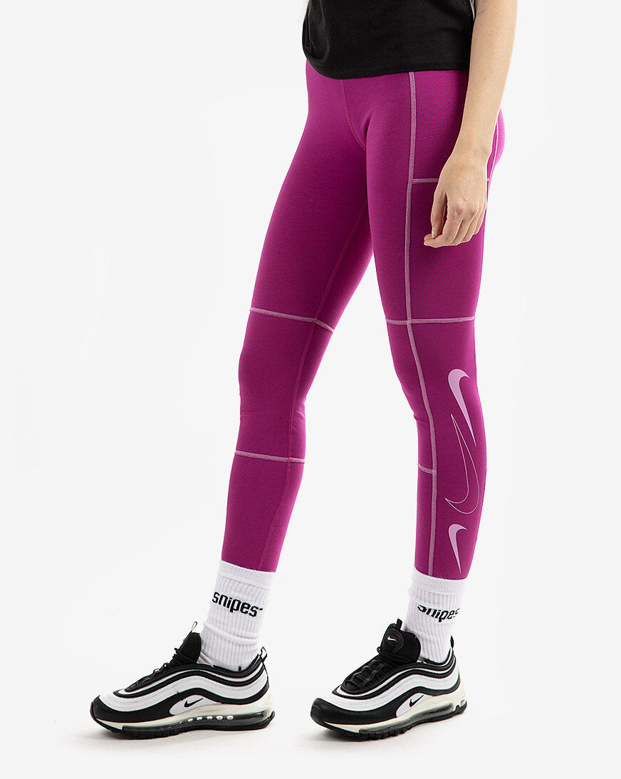 nike pink swoosh leggings