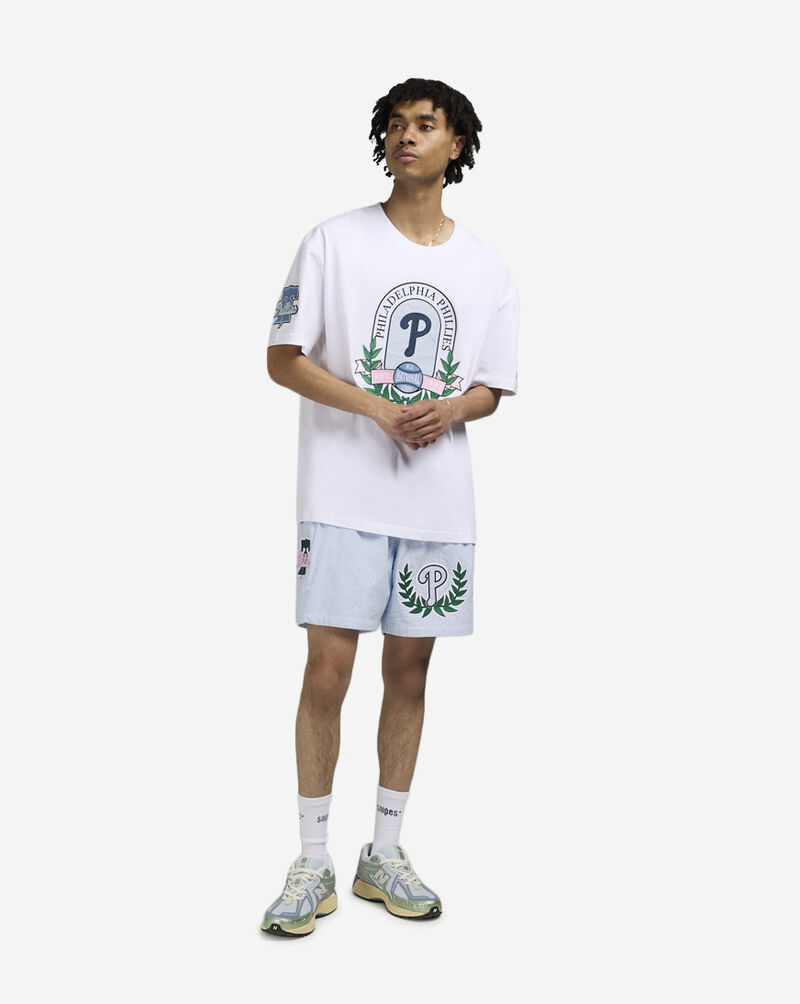 PRO STANDARD Philadelphia Phillies Seersucker Shorts LPH3315437-SSB Blue 4