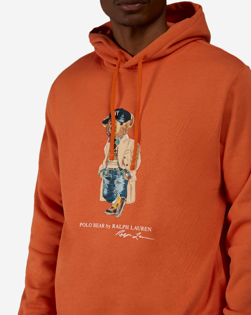 Shop Polo Ralph Lauren Fleece Novelty Litchfield Bear Hoodie