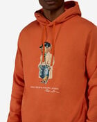 Polo Ralph Lauren Fleece Novelty Litchfield Bear Hoodie 710B27075002-SOL Orange 3