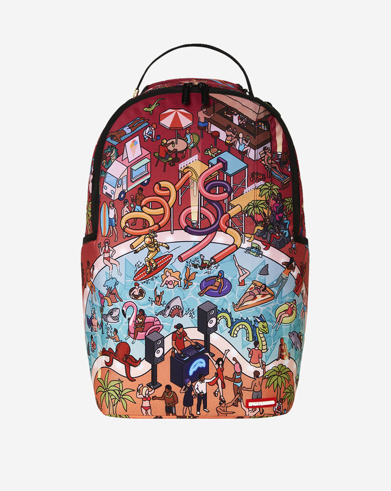Sprayground The Party Dont Shark DLXR Backpack B7597 Multi 1