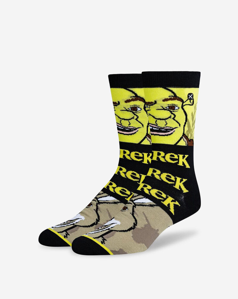 Odd Sox Shrek Mash Up Crew Socks (L) 35849MONCD Multi 1