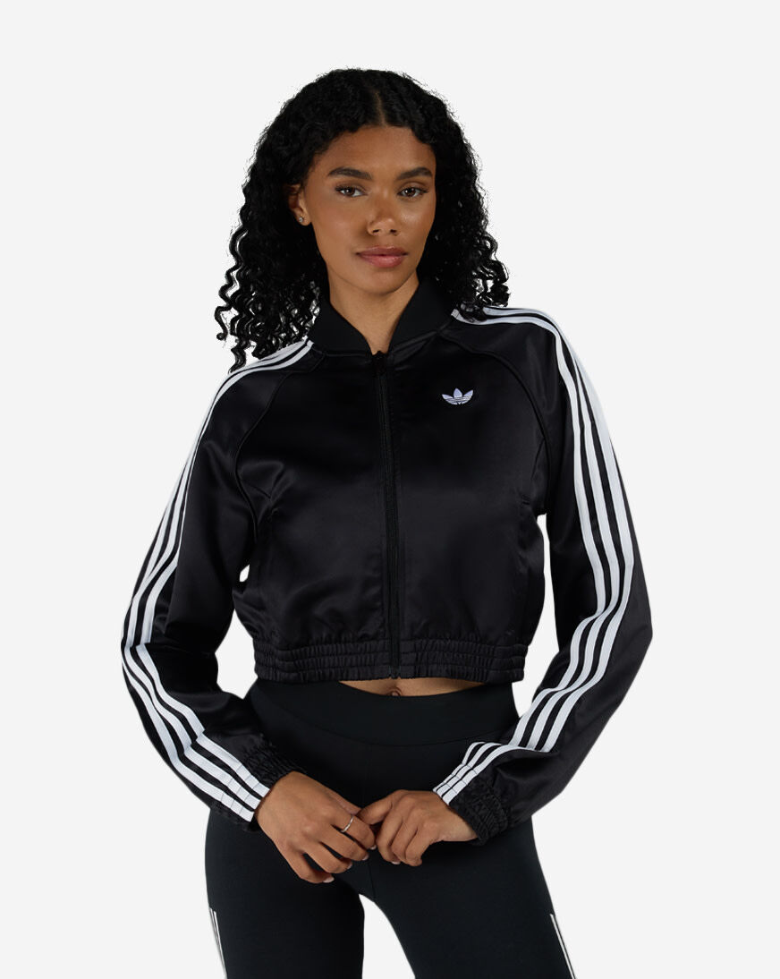 Shop adidas Satin SST Jacket KS9371 black | SNIPES USA
