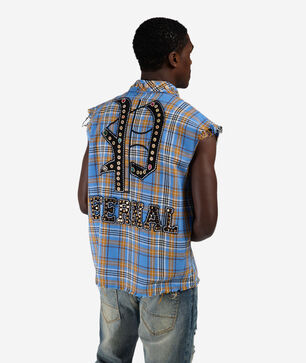 Embellished Woven Flannel