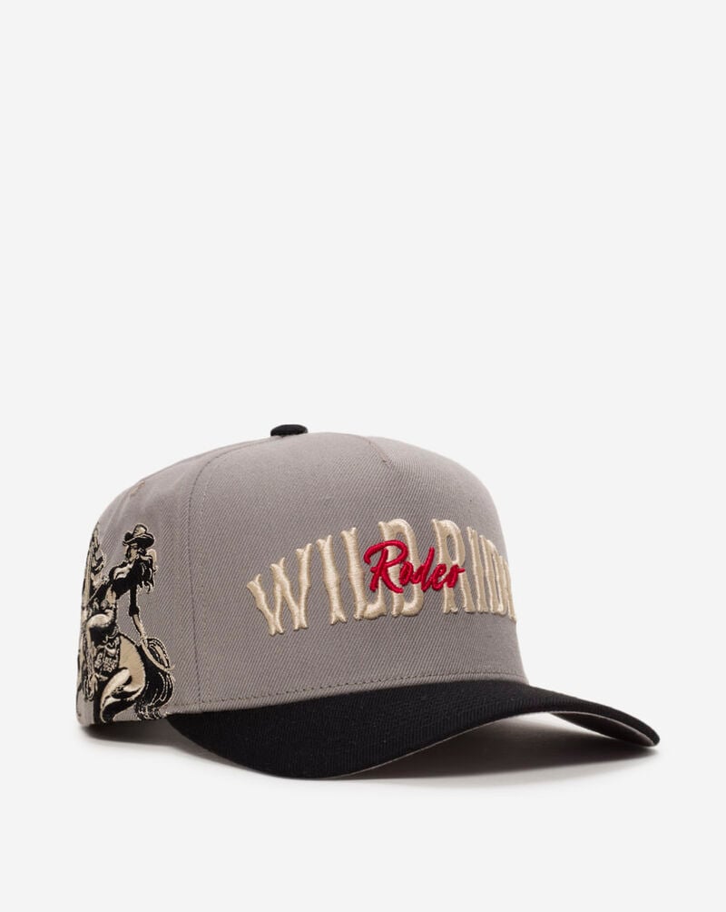 Field Grade Wild Ride 2 Tone Wool Trucker Hat  1005726 Grey 1