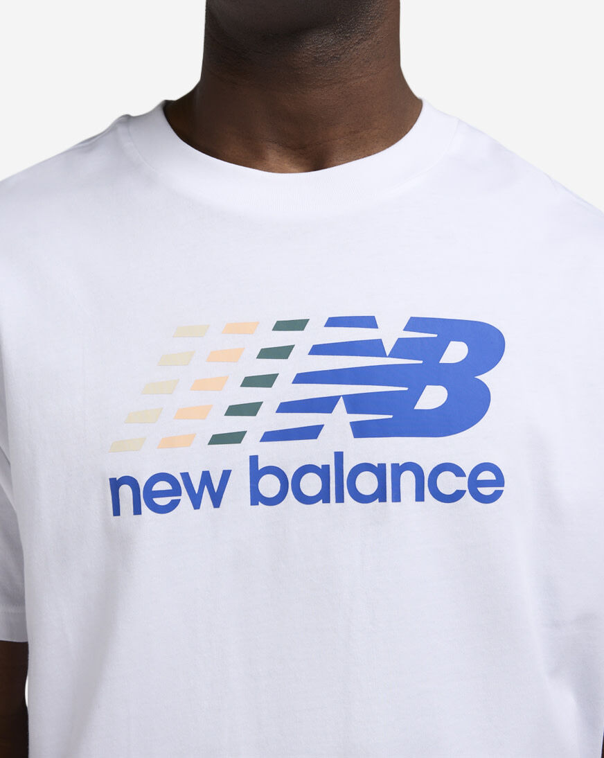 Shop New Balance Racing Tee MT51986-WT white | SNIPES USA