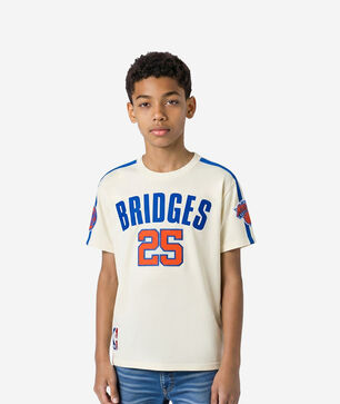 Big Boys' New York Knicks Mikal Bridges #25 Classic Taping Tee