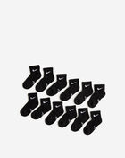 Nike Little Kids' 6-Pack NSW Basic Ankle Socks (5-7) UN0018-023 Black 1