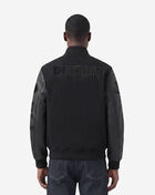 PRO STANDARD Detroit Lions Triple Black Wool Varsity Jacket FDL6410284-3BK Black 3