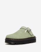 Dr. Martens Zebzag Suede Slingback Platform Mules 31937300 Green 2