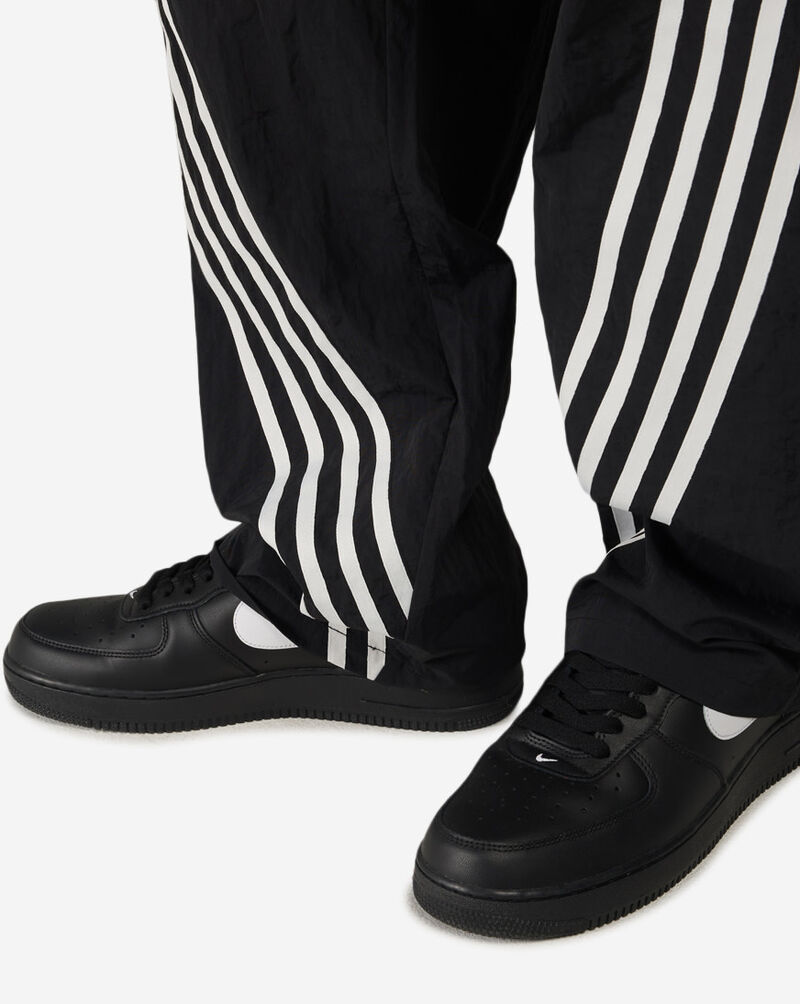 Decibel Vertical Stripe Nylon Pants FW26B6201-BLK Black 4
